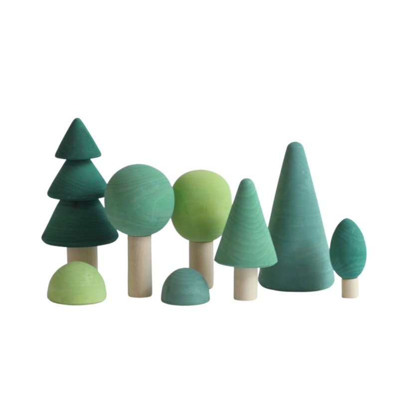 Wooden Forest Set by Raduga Grez