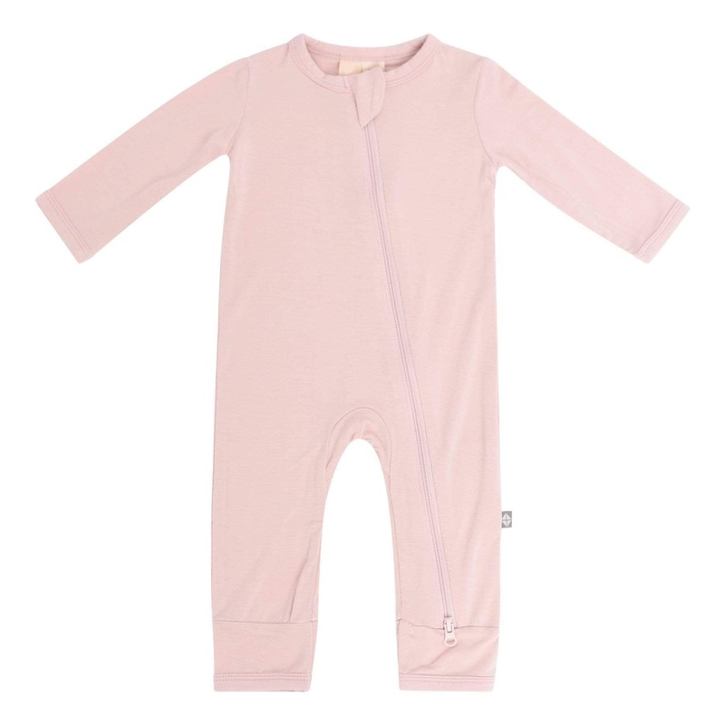 Zippered Romper – Blush by Kyte Baby