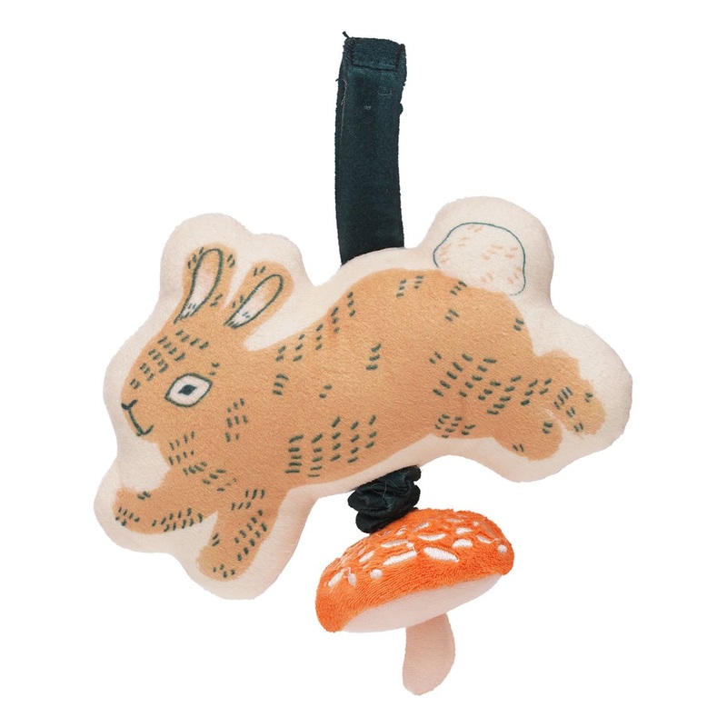 Button Bunny Musical Pull Toy by Manhattan Toy