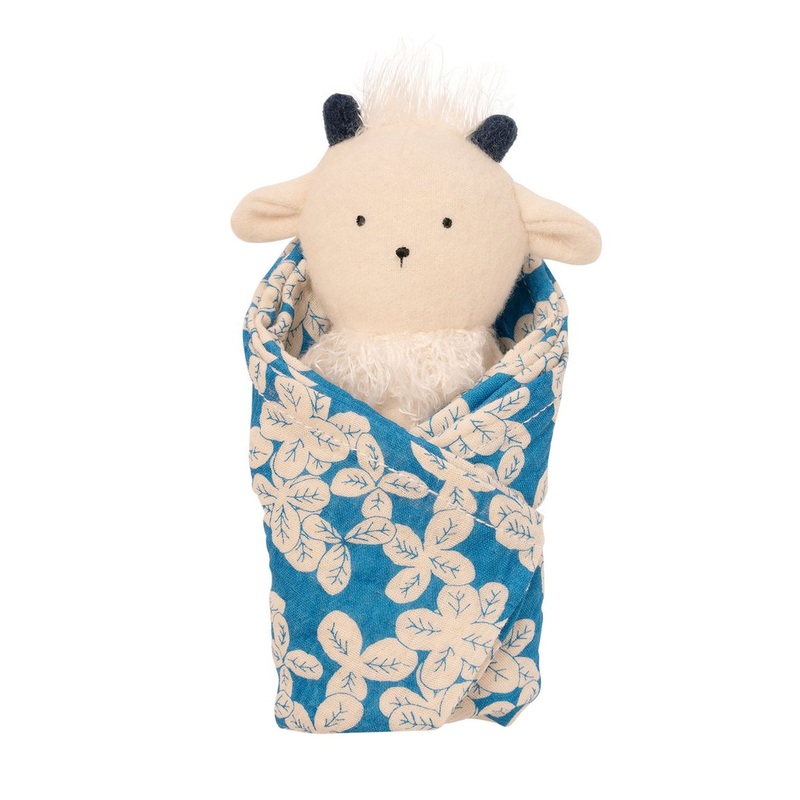 Goat Rattle + Burp Cloth by Manhattan Toy