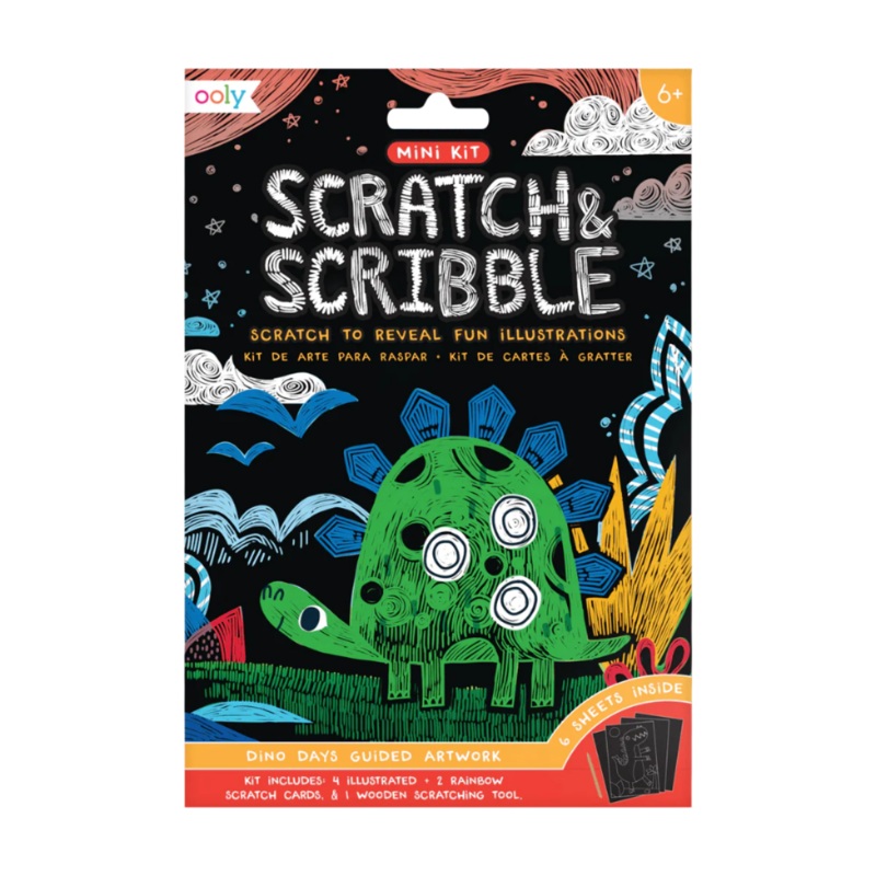 Mini Scratch & Scribble – Dino Days by OOLY