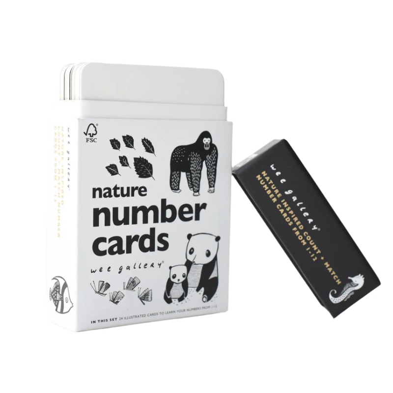 Nature Number Cards by Wee Gallery