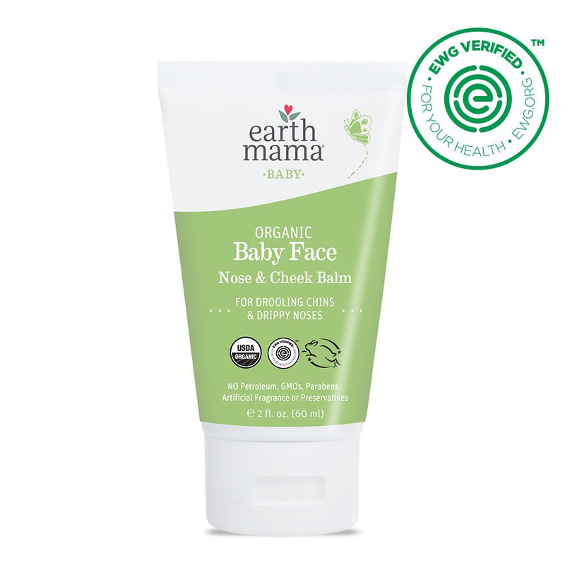 Organic Baby Face Nose + Cheek Balm 2 oz by Earth Mama Organics