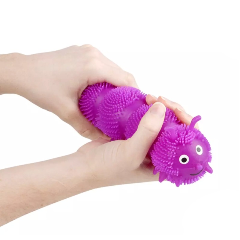 Puffer Caterpillar – 7.5 Inch (1 Unit Assorted) by The Toy Network