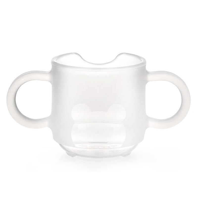 Silicone Baby Drinking Cup – Clear by Haakaa