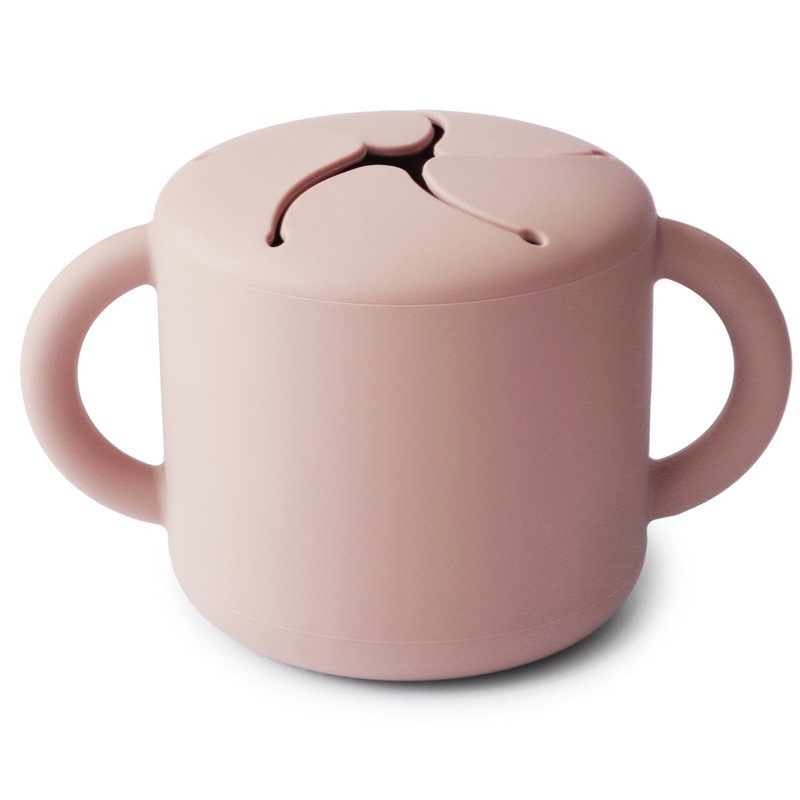 Silicone Snack Cup – Blush by Mushie & Co
