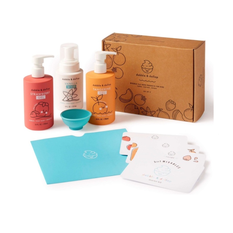 Bubble Box Set of 3: Strawberry, Tangerine + Vanilla by Dabble & Dollop