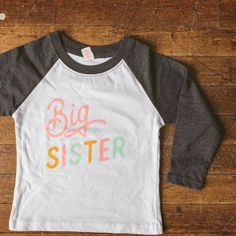 Cotton Raglan Tee – Big Sister by Sweetpea + Co
