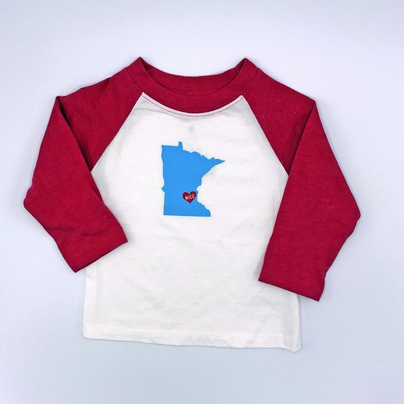 Cotton Raglan Tee – Minnesota Nice by Sweetpea + Co