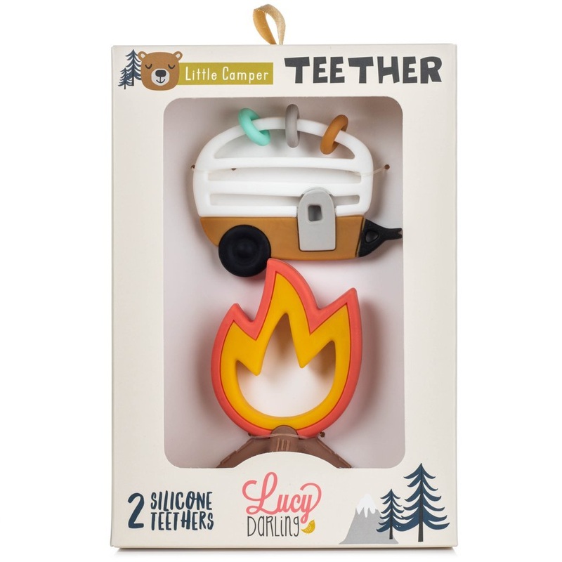 Little Camper Baby Teether Toy by Lucy Darling