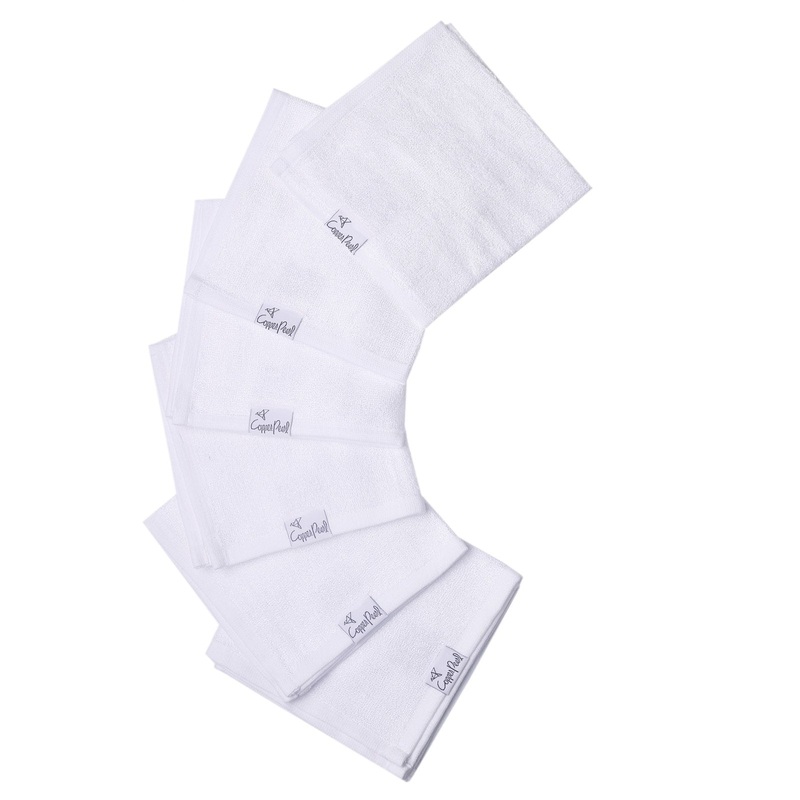 Ultra Soft 6 Pack Wash Cloths – Dove by Copper Pearl