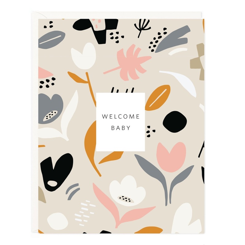 Baby Floral Pattern Card by Ramona & Ruth