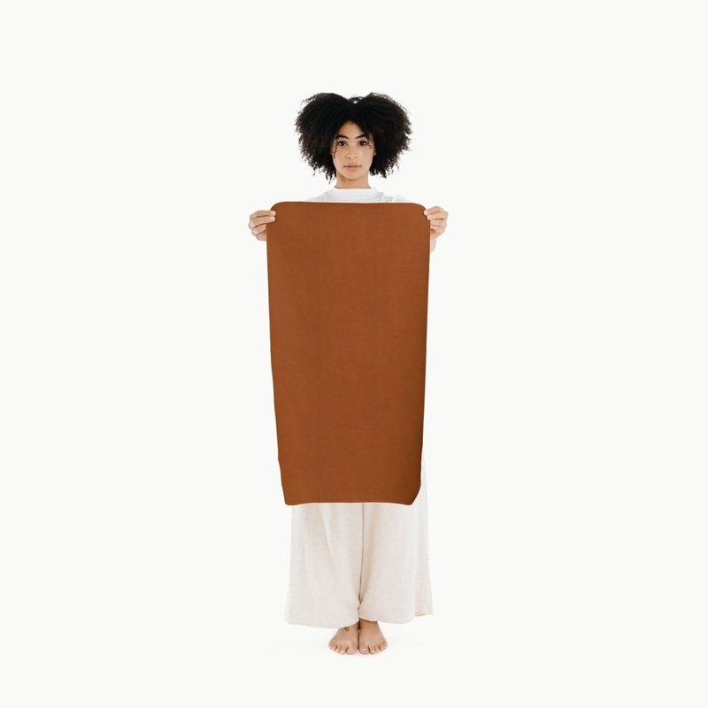 Leather Micro+ Changing Mat – Ginger by Gathre