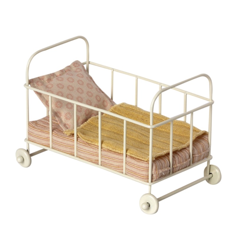 Micro Cot Bed – Rose by Maileg