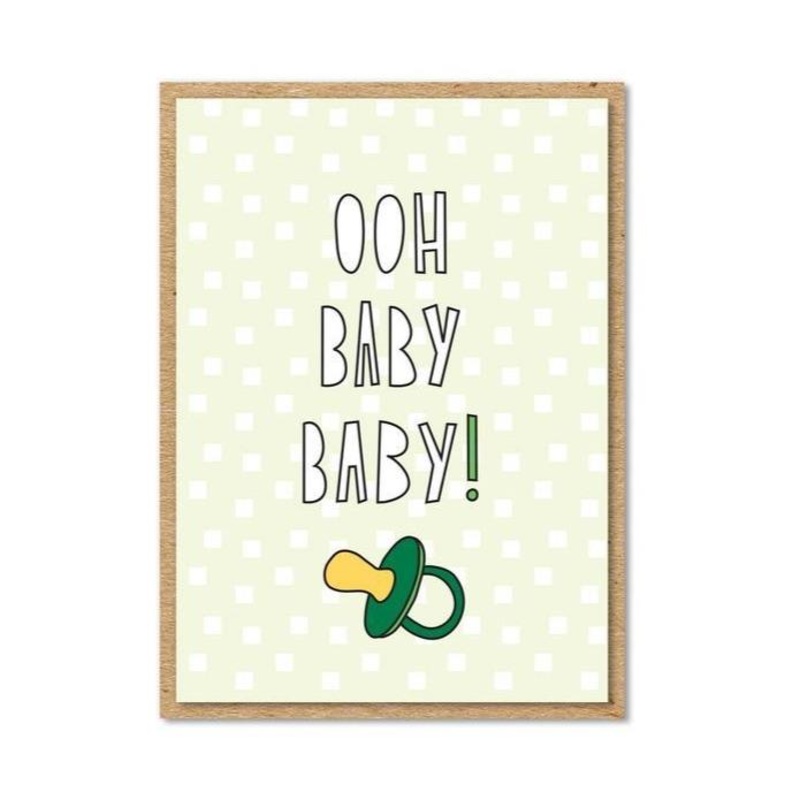 Ooh Baby Baby Enclosure Card