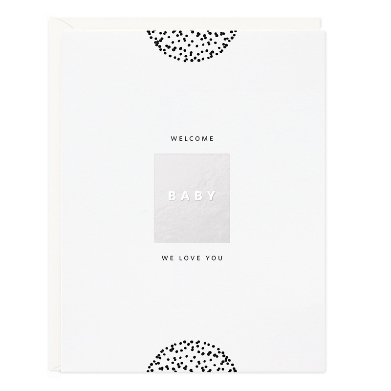 Welcome Baby Block Card by Ramona & Ruth