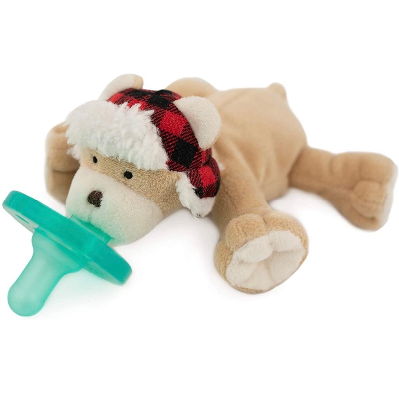Wubbanub Animal Pacifier – Wooly Bear