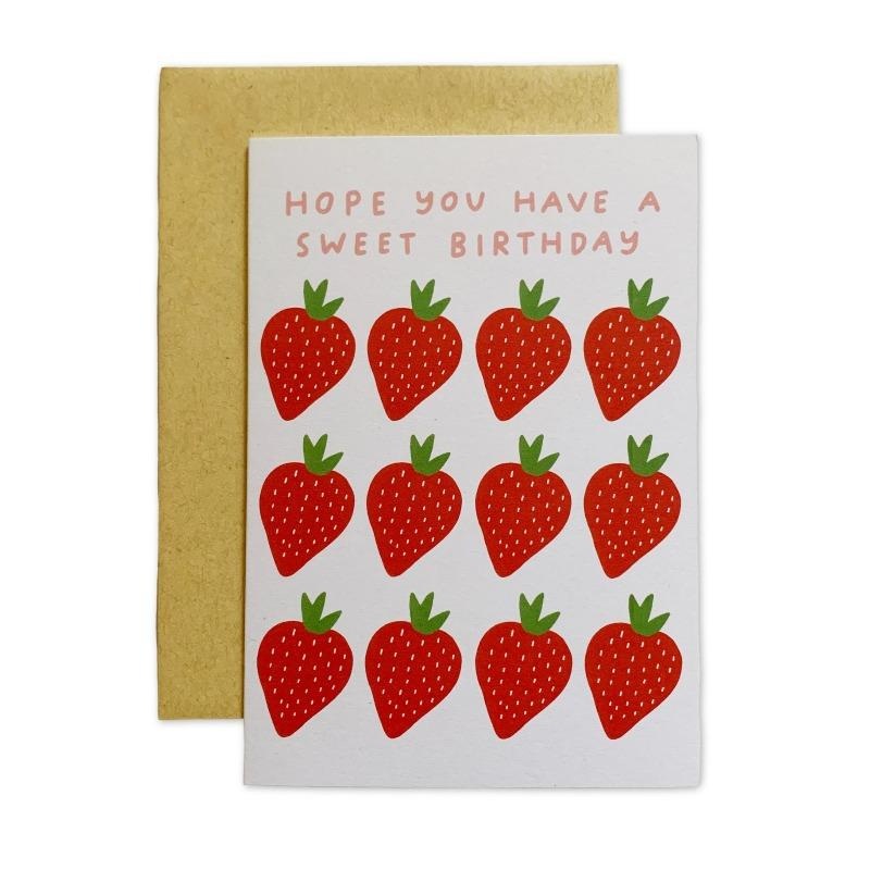Sweet Birthday Card by Allie Biddle