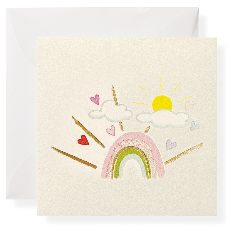 Rainbow Enclosure Card by Karen Adams Designs