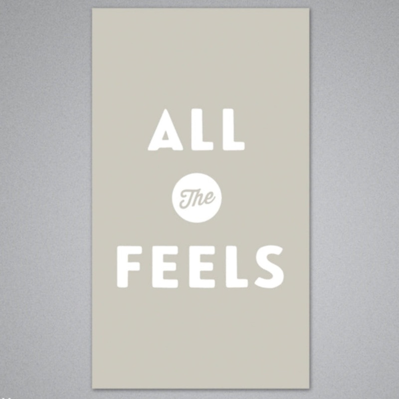 All the Feels Enclosure Card by Breathless Paper Co.