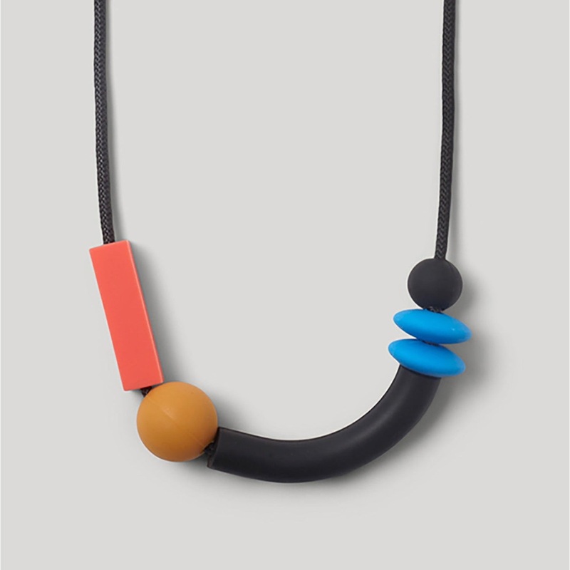 Cobalt Balance Teething Necklace by January Moon