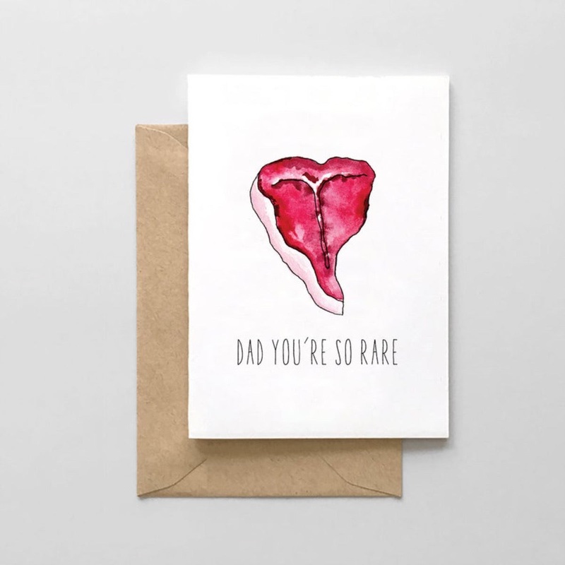 Dad You’re So Rare Card by Spaghetti & Meatballs