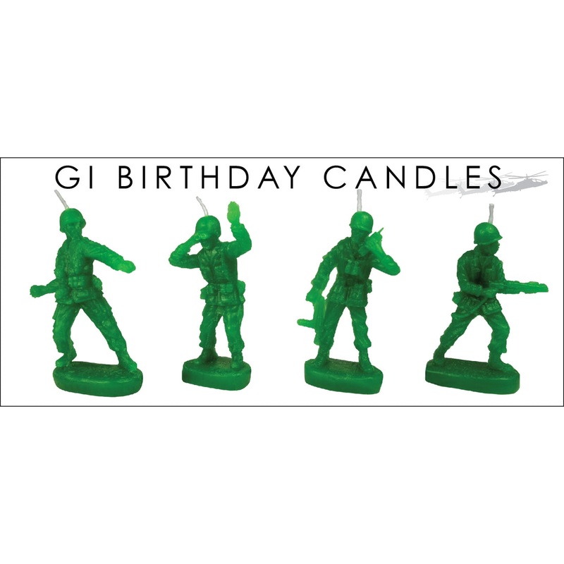 GI Birthday Candles by NuOp Design