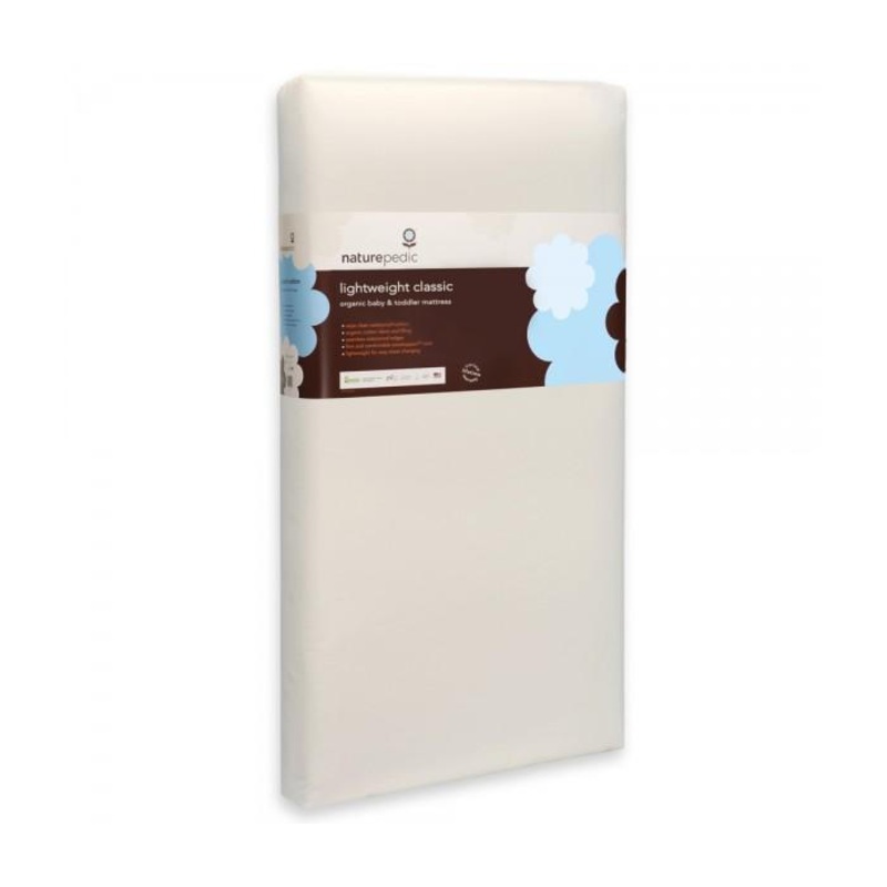 Lightweight Organic Cotton Seamless Crib Mattress by Naturepedic