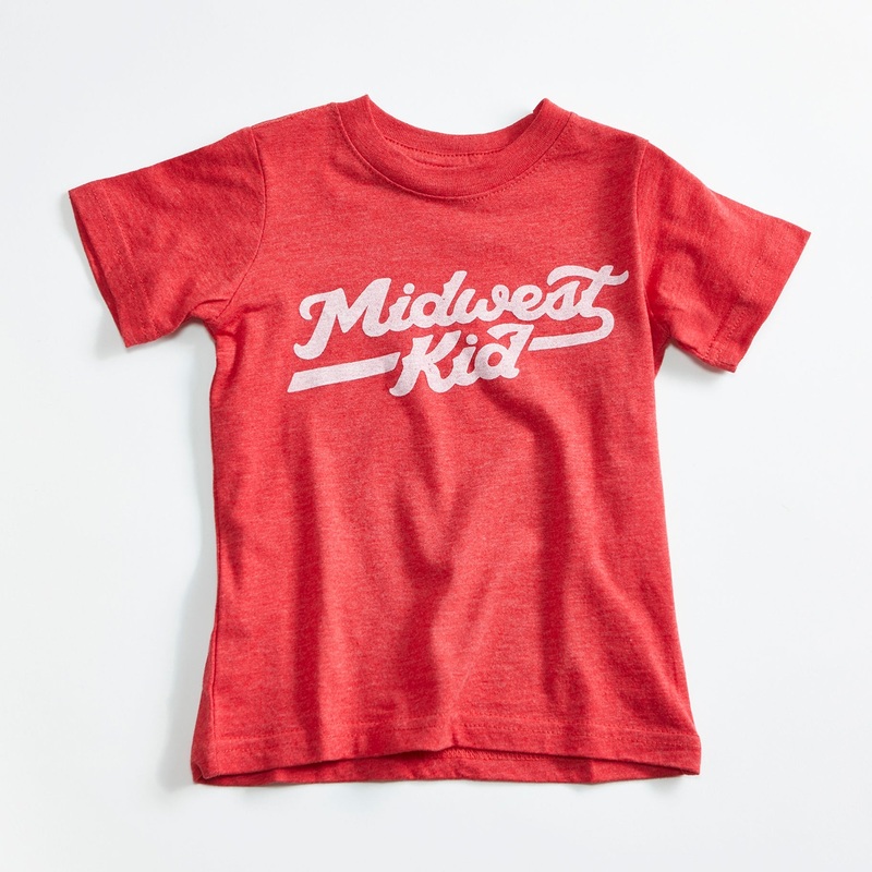Midwest Kid Tee – Heather Red by Orchard Street Apparel