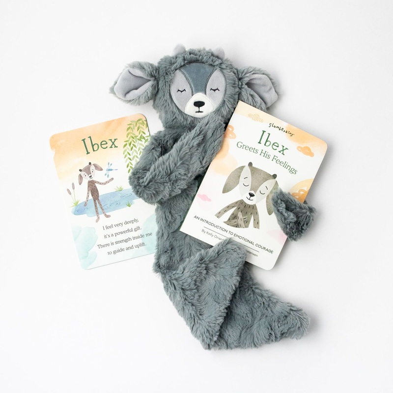 Slate Ibex Snuggler – Emotional Courage by Slumberkins