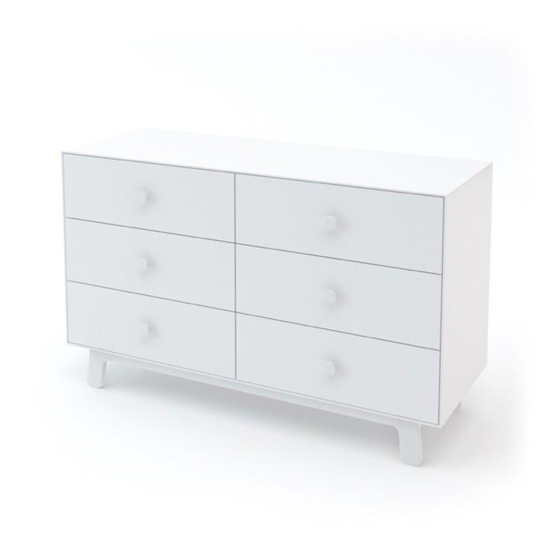 Sparrow 6 Drawer Dresser – White by Oeuf