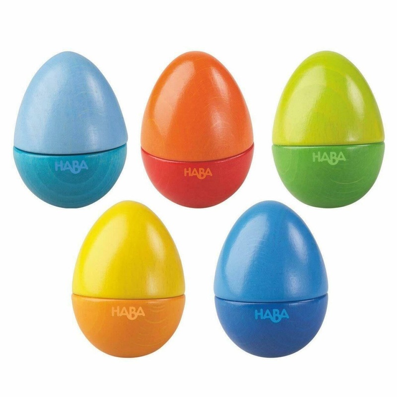 Wooden Musical Eggs – Set of 5 by Haba