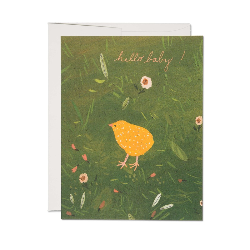 Baby Chick Card by Red Cap Cards