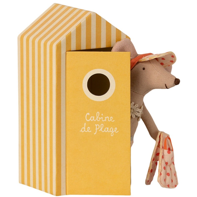 Beach Mouse – Big Sister in Cabin by Maileg