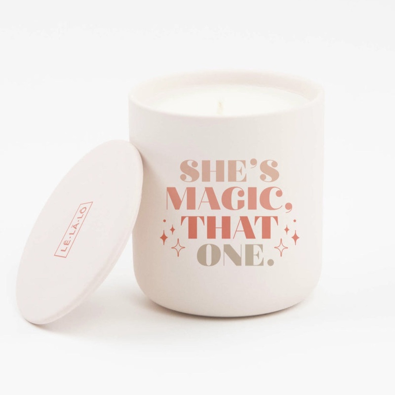 Ceramic Lidded Soy Candle – She’s Magic by LLL