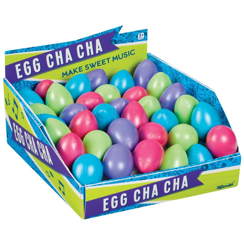 Egg Cha Cha Maracas Musical Party Toy (1 Unit Assorted) by Toysmith