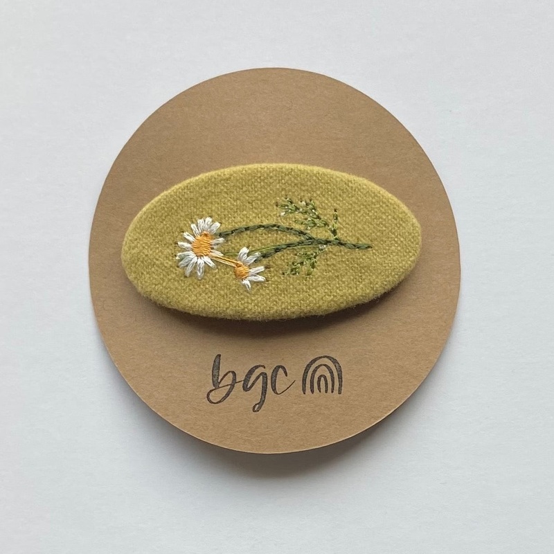 La Fleur Barette – Chartreuse by Baby Grey Clementine