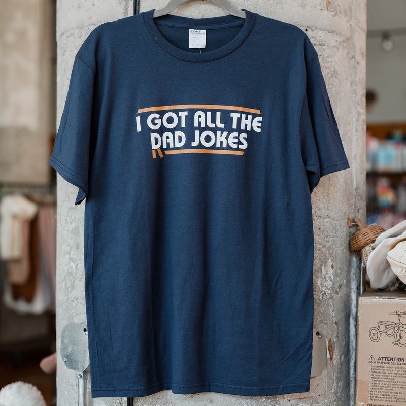Dad Jokes Men’s T-Shirt by 24-7 Daddyhood