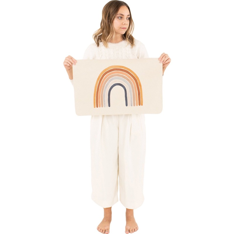 Leather Micro Changing Mat – Rainbow by Gathre