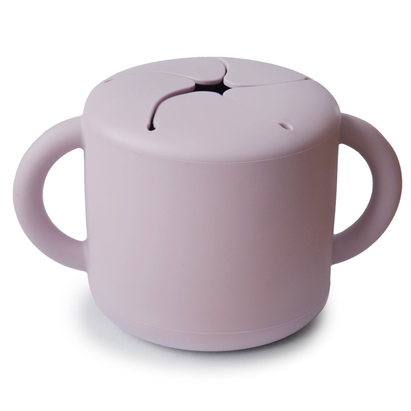 Silicone Snack Cup – Soft Lilac by Mushie & Co