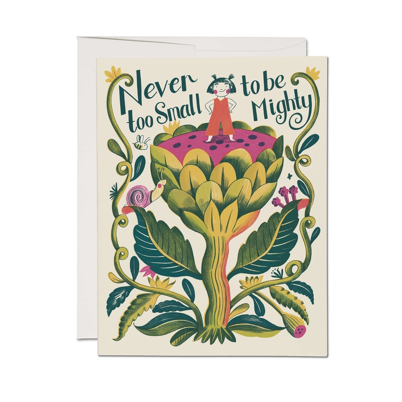 Small and Mighty Card by Red Cap Cards
