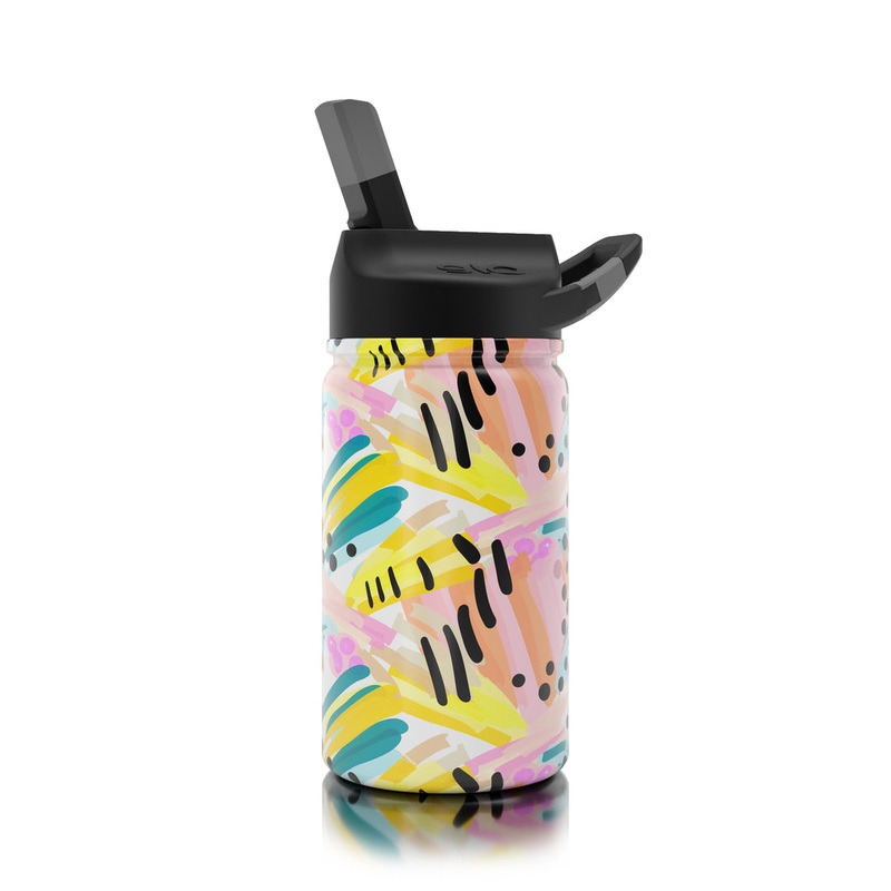 Stainless Steel Kids Water Bottle – Paradise 12 oz by SIC Cups