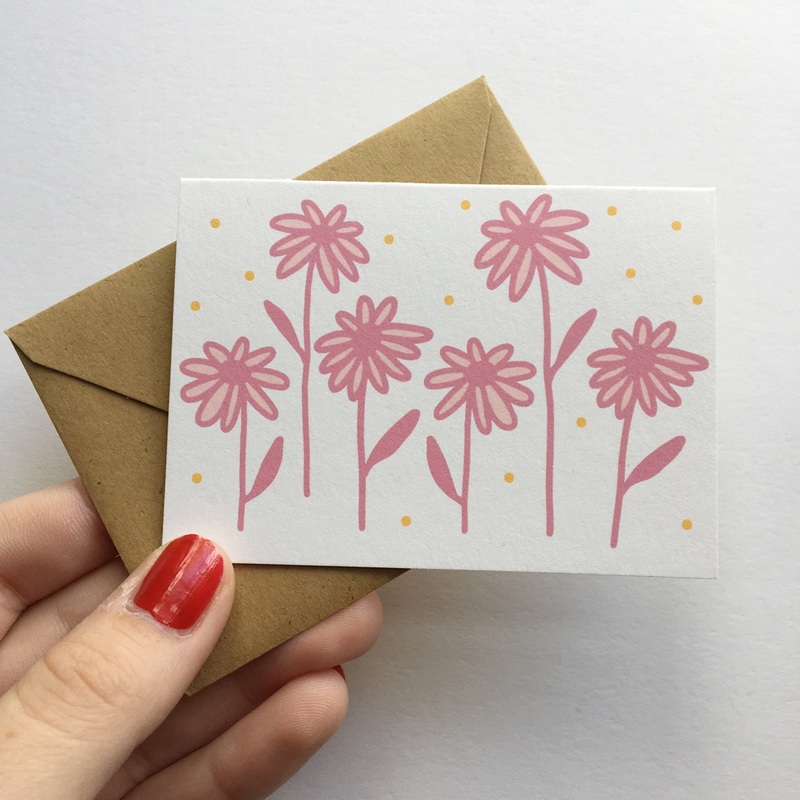 Tiny Enclosure Card – Blooms by Allie Biddle