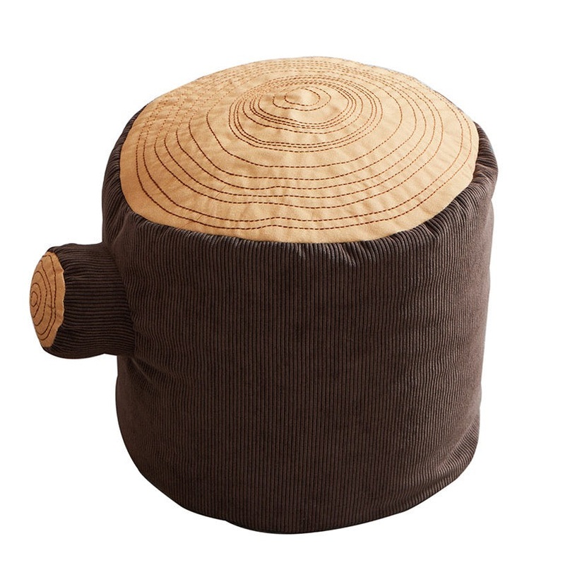Tree Stump Pouf by Wonder & Wise