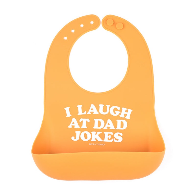 Wonder Bib – I Laugh at Dad Jokes by Bella Tunno