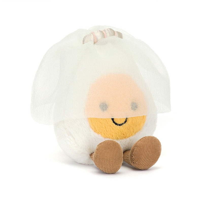 Amuseables Boiled Egg Bride – 6 Inch by Jellycat