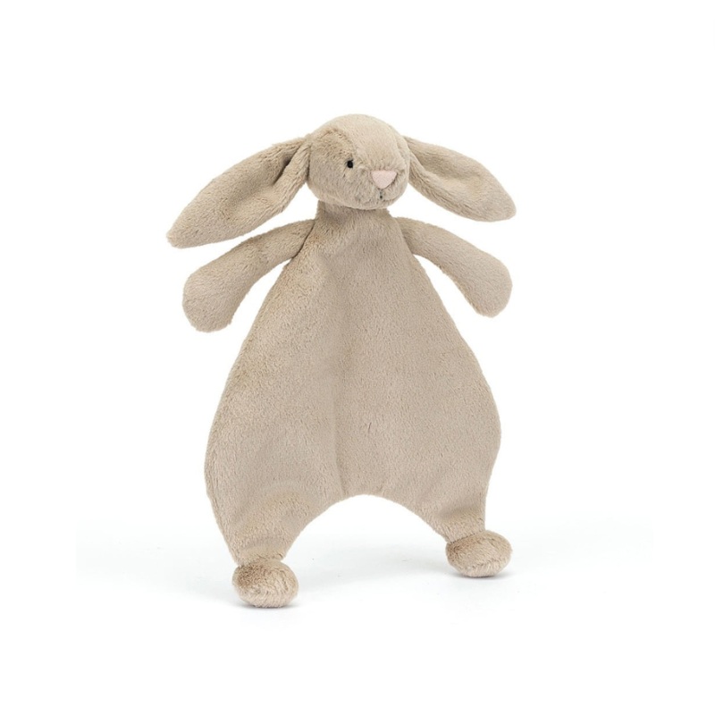 Bashful Beige Bunny Comforter – 11×7 Inch by Jellycat