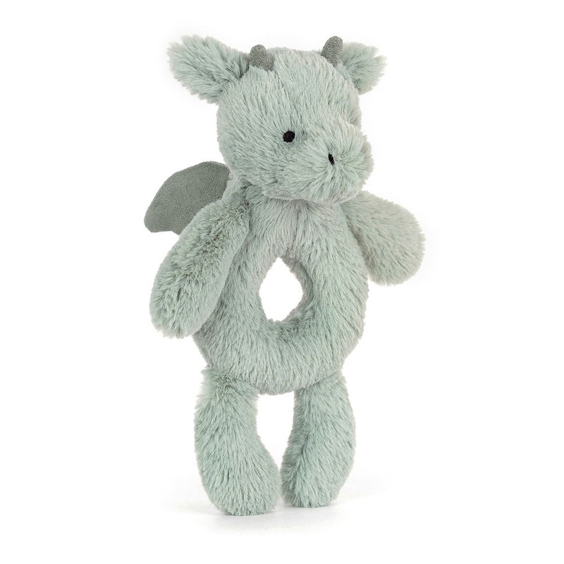 Bashful Dragon Ring Rattle by Jellycat