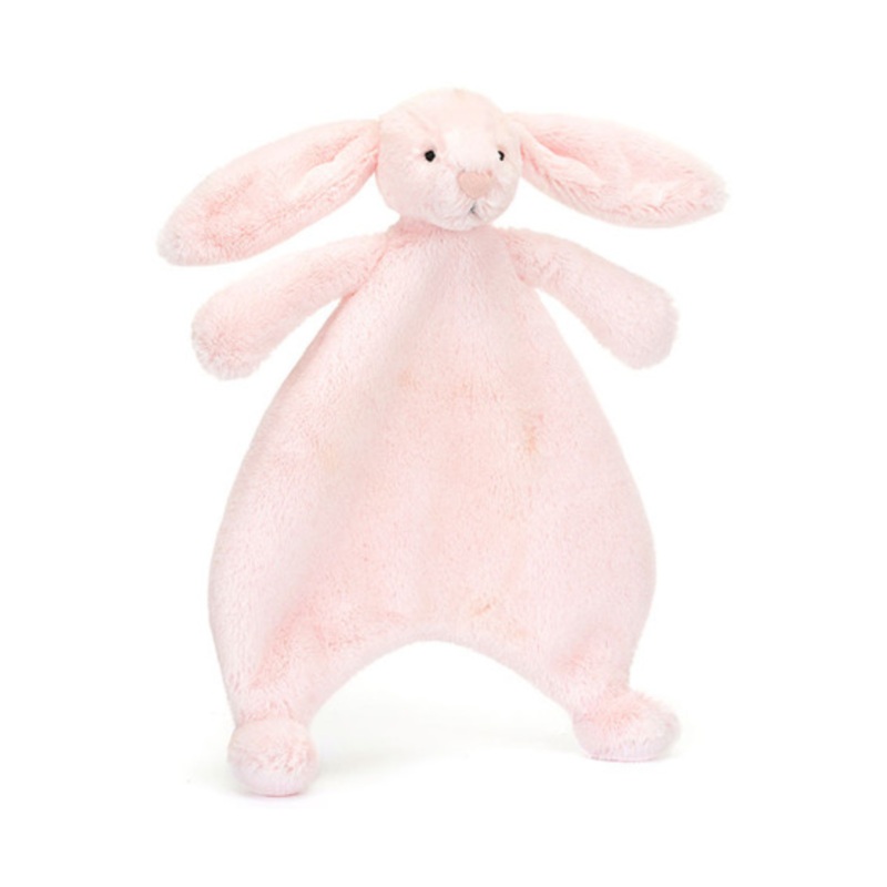 Bashful Pink Bunny Comforter – 11×7 Inch by Jellycat