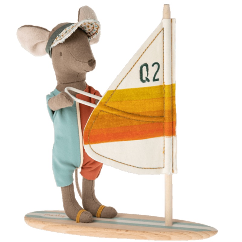 Beach Mouse – Surfer Big Brother by Maileg
